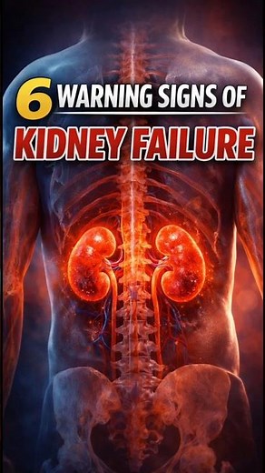 6 Warning Signs of Kidney Failure | Early Symptoms Explained #kidneyfailure #kidney