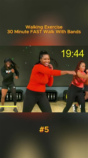 Walking Exercise | 30 Minute FAST Walk With Bands #exercise #walkwalkexercise #lesliewalkforweightloss #walkathomelesliesansone #walkathome1minutes