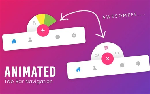 使用HTML、CSS和JavaScript创建的动画选项卡导航