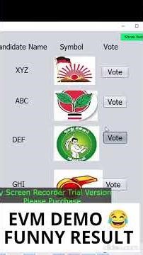 Java EVM Demo 😳 Funny Election Simulation | Tamil Tech #short #funny