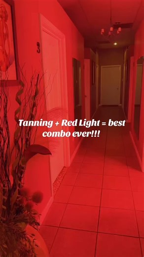 Tanning Red Light Therapy = the best combo to feel your best! #tanning #redlight #sunsualtanning | SUNsual Tanning