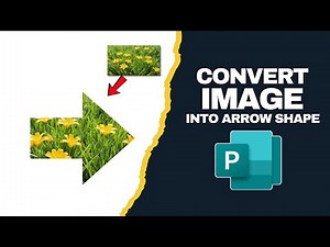How to Convert Image Into Arrow Shape in Publisher Document