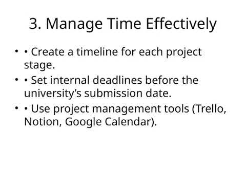 HOW TO MAKE MBA PROJECT