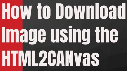 How to Download Image using Html2Canvas Library
