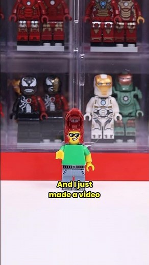 I finally have All Lego IRON MAN MINIFIGURES! 🔥 #legoironman #legomarvel #ironman #foryou