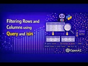 How to Filter Rows and Columns in Pandas Using Query and isin for Data Analysis