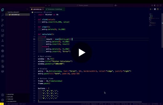 Building a Tkinter GUI Calculator with Python | Dev Patel posted on the topic | LinkedIn