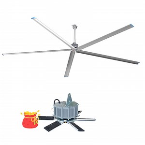 [Hot Item] 2025 New 24FT Pmsm Motor Inner Rotor Industrial and Commercial Hvls Ceiling Fan Big Ceiling Fan