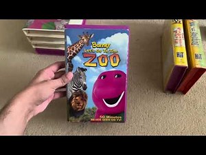 7 Barney VHS Tapes With Kids Motion International
