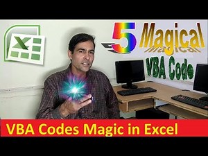 Excel VBA magic code || learn VBA code in excel in hindi