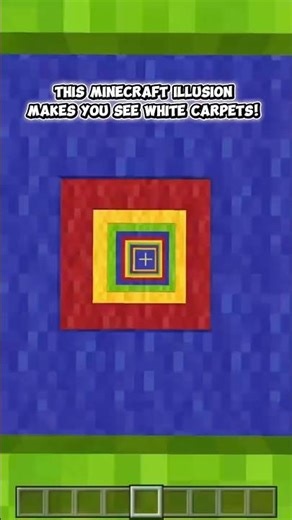 Minecraft Carpet Illusion Trick 🤯 #minecraft #minecraftshorts