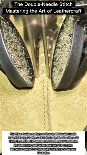 The Double-Needle Stitch: Mastering the Art of Leathercraft