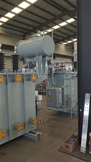 Get up close and personal with large capacity transformers.#transformer #oiltransformer #drytransformer #electric