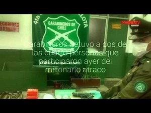 Quillota: máscara del hombre araña identificó a banda armada que asaltó una servicentro