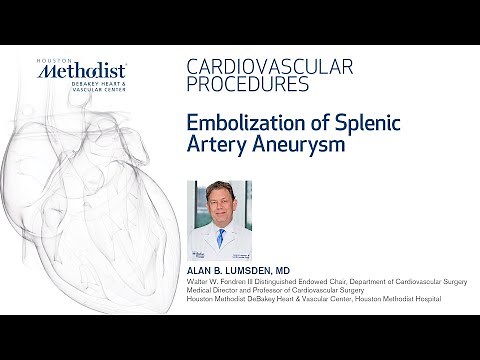 Embolization of Splenic Artery Aneurysm (Alan Lumsden, MD)