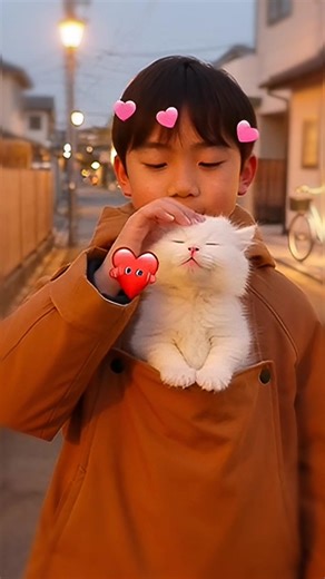 Cute Kitten Climbs Into Coat Pocket 🐱 ポケットの子猫