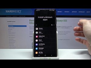 How to Activate Unknown Sources in SAMSUNG Galaxy S21 Ultra – ...