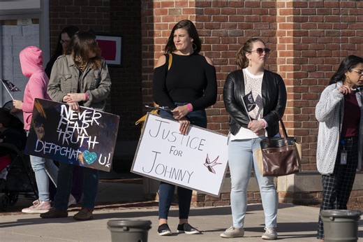 SEE IT: Johnny Depp fans travel and camp outside courthouse in support
