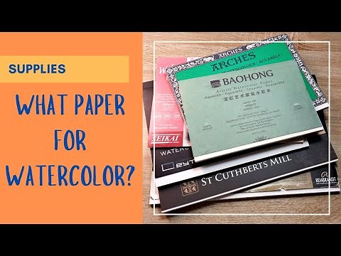 Different watercolor papers explained
