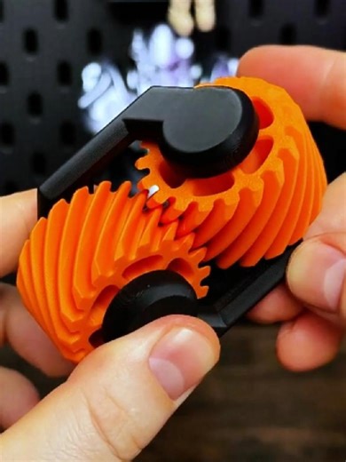 Explore the Gear Fractal Fidget Toy 3D Printed Design