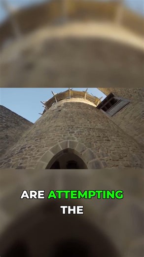 The Impossible Project That's Actually Happening #castle #construction #shorts