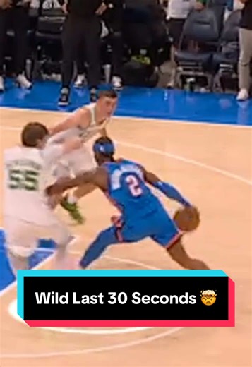 Crazy Finish in the Last 30 Seconds of NBA Game
