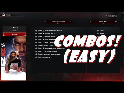 WWE 2K25 - How To Perform Combos! SUPER EASY! (How To Do Combo Moves Guide)