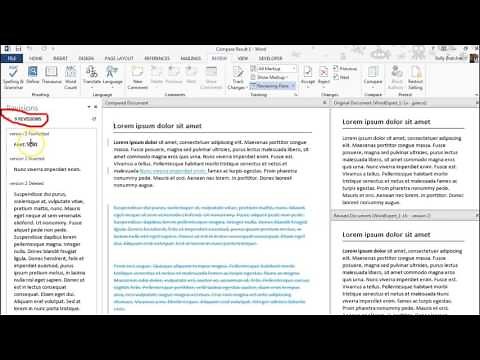 Comparing & Combining Documents - Word MOS Expert