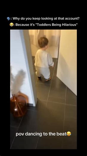 He dances to every sound😭 #funny #toddlers #cute | Toddlers.being.hilarious