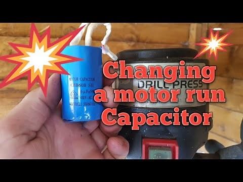 How to change a motor capacitor 240v