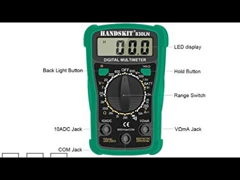 HANDSKIT 830LN CHEAP-O Multimeter Review & Teardown!