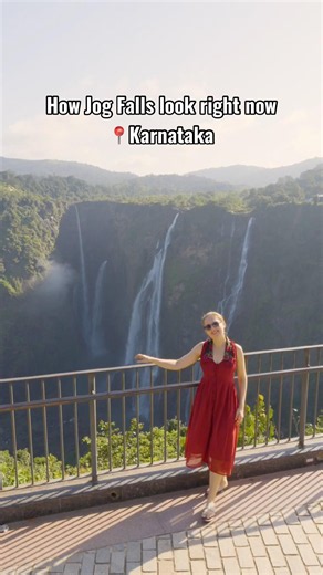 India’s second largest waterfall, Jog Falls ❤️ in Karnataka