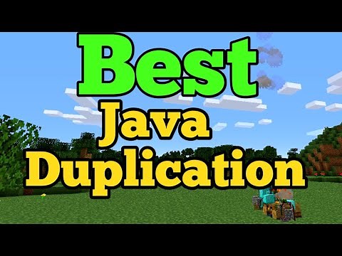 The Best Minecraft Java Duplication! 1.15+ Any Item