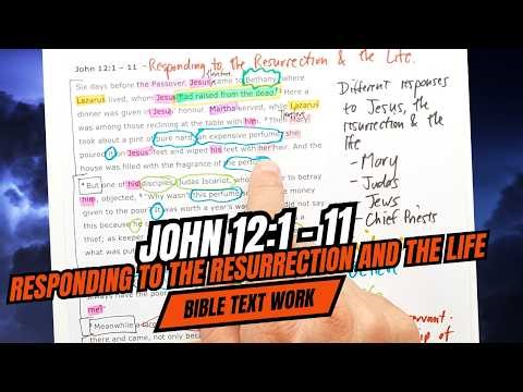 John 12:1-11 // Responding to the Resurrection and the Life // Belief // Life #johnsgospel #iam