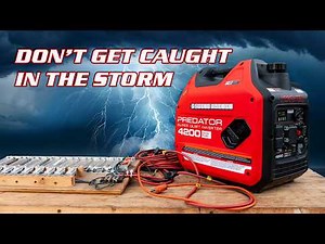 Get Your quiet POWER Before the Storm! Predator 4200 Watt Dual Fuel Generator