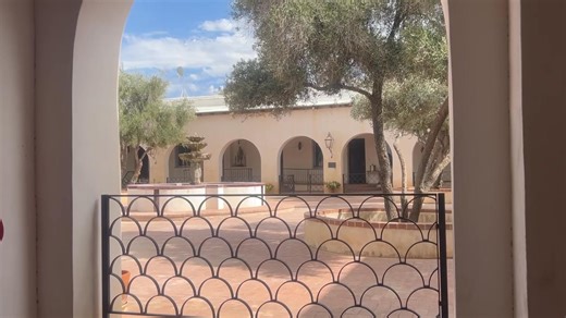 Here’s a lone video from San Xavier del Bac Mission yesterday. While we were listening to the docent explain the mission’s history, the clock struck twelve & the church bell began to peal. I loved the timing! | Mary Butler Carter