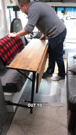 82K views · 1.9K reactions | This is the perfect rig for a family of 5! Take a look at that dining table 朗  Full tour on YouTube! Need Lithium Batteries, Solar Panels or an inverter for your rig?! https://signaturesolar.com/?ref=mobiledwellings has the best prices and you can get $50 off with my code "SAVE50MOBILE" at checkout! | Mobile Dwellings | Facebook