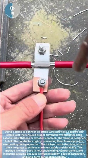 How to use a clamp to connect electric wires? #diyprojects #electricalwork #tools