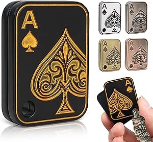 Fidget Toys Adults - Pendants Magnetic Fidget Slider to Relieve Stress, Tension, Anxiety - Improve Focus - Find Inspiration Portable Design (Black)