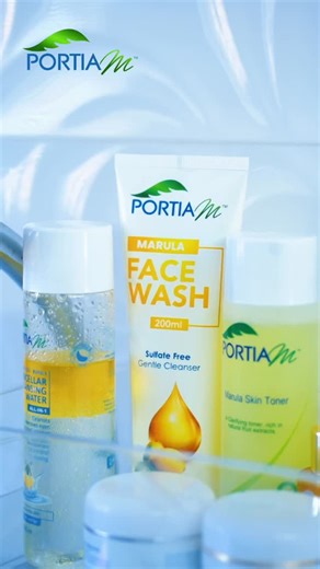 Start your week fresh 🌻🍃 Infused with Marula oil to gently cleanse, hydrate, and even out skin tone. The Portia M Sulfate Free Face Wash is perfect for daily use on normal, oily, combination or acne-prone skin. Available for purchase at any of our major retail partners, Portia M Beauty Stores and online link our BIO #PortiaMSkinCare #ShareTheGlow #SkincareThatWorks | Portia M Skin Solutions