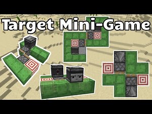 Minecraft Mini Game - Target Block Flying Machines