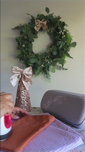 Gingerbread Bags with Flocked Iron-On