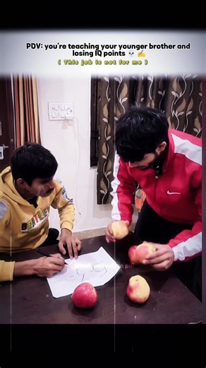 Teaching Younger Brother Be Like 😭📚#siblings #relatable #studytime #studentlife #trending #fypviralシ