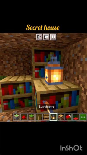 How to make secret house in Minecraft 😎 #minecraft#trending