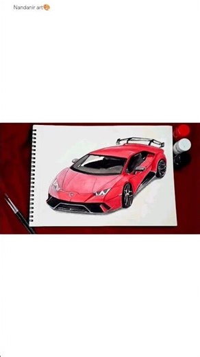 Lamborghini ✍️✨⚡ #shorts #tutorial