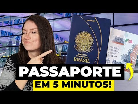 PASSAPORTE BRASILEIRO 2025: COMO FAZER EM 5 MINUTOS! Passo a passo, documentos, preços