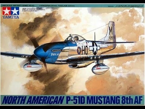Tamiya 1/48 North American P-51D Mustang..Full Build & Review.