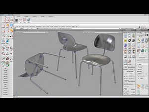 Alias 3D modelling tutorial - Stahlrohrstuhl 118