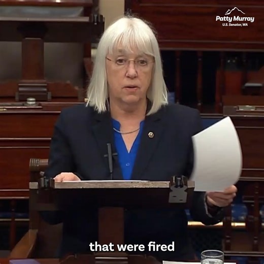 2.4K views · 273 reactions | I want to make sure the government funding bills Congress drafts are written to help the people I represent—NOT Elon Musk’s bottom line. It's tough to write laws that reflect reality when Elon shuts government programs on & off like a two-year-old with a light switch & you don't know what's coming next. | U.S. Senator Patty Murray | Facebook