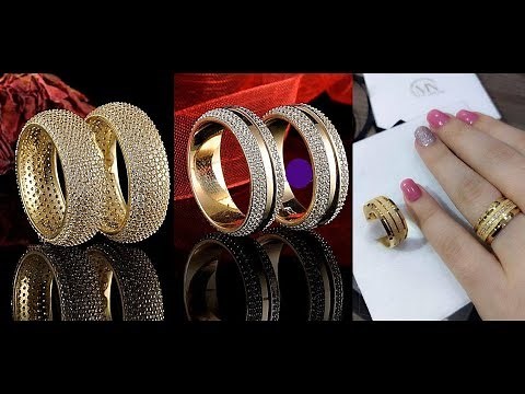 احدث موضة ❤ دبل خطوبة من ذهب لازوردى ❤ مميزة لاجمل عروسة ❤ 2019❤